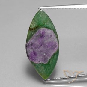 6.28ct 天然 彩色 铬云母红宝石, 榄尖形, 半透明