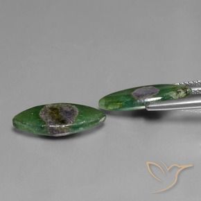 6.65克拉天然铬云母红宝石，榄尖形，半透明
