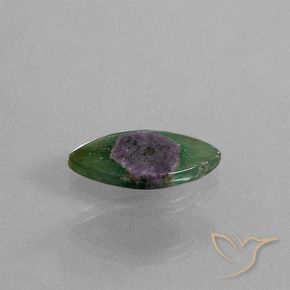 5.78克拉天然铬云母红宝石，榄尖形，半透明