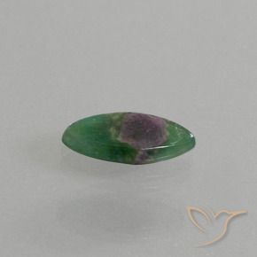 4.16克拉天然铬云母红宝石，榄尖形，半透明
