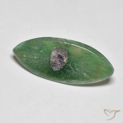 3.87ct 天然 彩色 铬云母红宝石, 榄尖形, 半透明