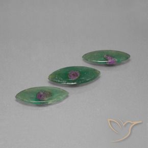 5.48克拉天然铬云母红宝石，榄尖形，透明