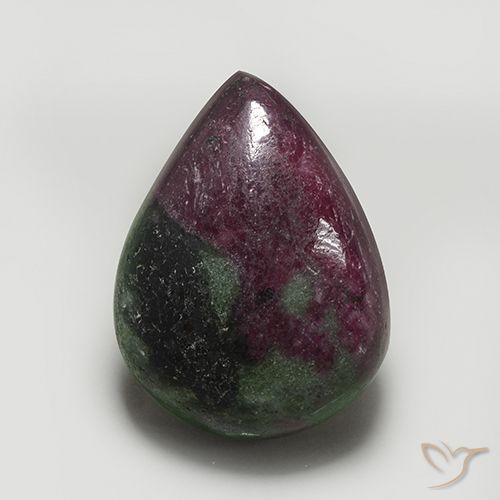 41.36ct 天然 彩色 红宝石黝帘石, 梨形, 不透明