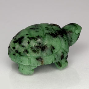 50.72克拉天然多色红宝石黝帘石，异形，28.5×17.3毫米，不透明