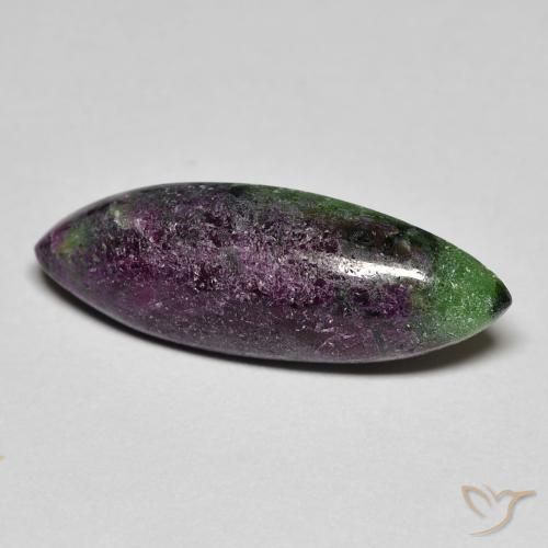 7.21ct 天然 彩色 红宝石黝帘石, 榄尖形, 不透明