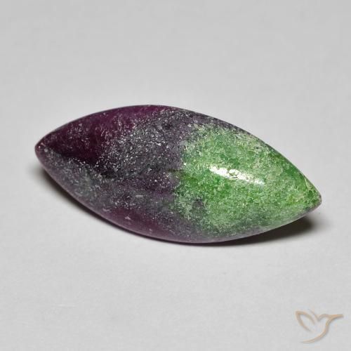 8.60ct 天然 彩色 红宝石黝帘石, 榄尖形, 不透明