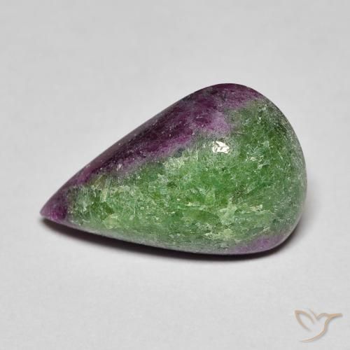 8.22ct 天然 彩色 红宝石黝帘石, 梨形, 不透明