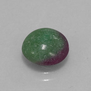 2.80克拉天然多色红宝石黝帘石，圆形切割，9.00毫米，不透明
