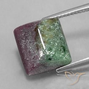 10.64ct 天然 彩色 红宝石黝帘石, 狭长方形, 不透明