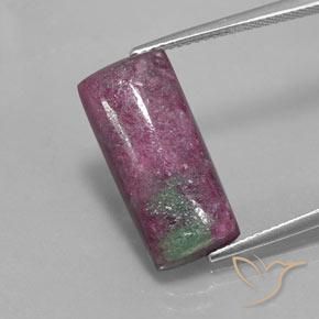 10.58ct 天然 彩色 红宝石黝帘石, 狭长方形, 不透明