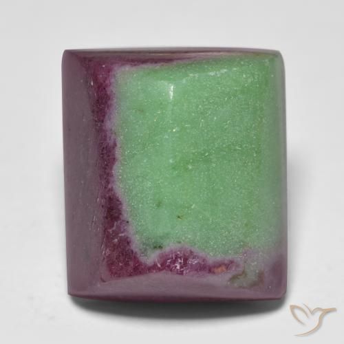 15.67ct 天然 彩色 红宝石黝帘石, 狭长方形, 不透明