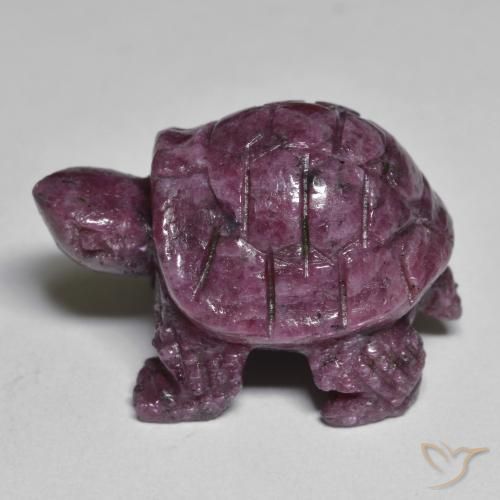 39.48克拉天然红宝石黝帘石，花式切割，不透明