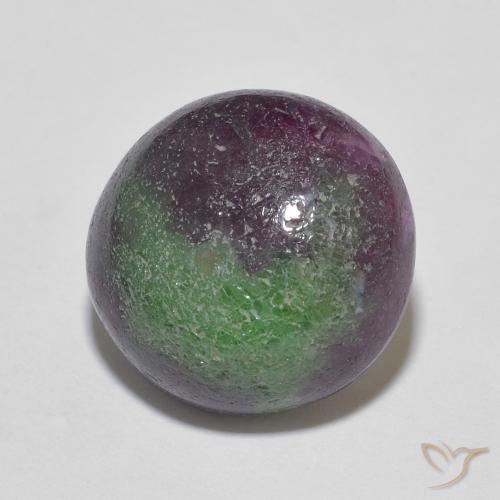 8.90克拉天然红宝石黝帘石，圆形的，不透明