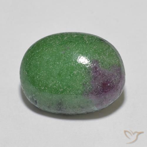 7.84ct 天然 彩色 红宝石黝帘石, 椭圆形, 不透明