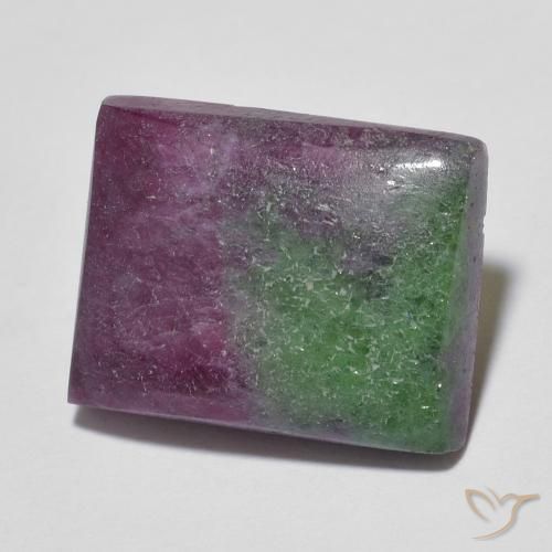 8.98ct 天然 彩色 红宝石黝帘石, 狭长方形, 不透明