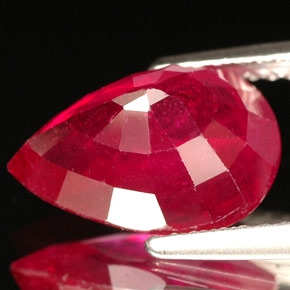 4.40克拉天然红色红宝石，梨形，11.8×8.2毫米，VS-SI