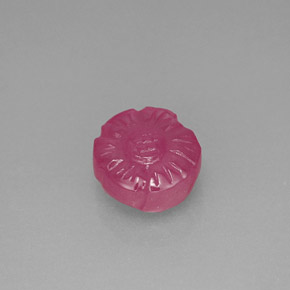 2.43克拉天然粉色红宝石，异形，7.3×7.3毫米，半透明