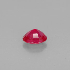 1.75克拉天然红色红宝石，椭圆形切割，7.8×6.1毫米，SI