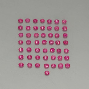 1.16天然红色红宝石，圆形切割，1.69毫米，VS-SI
