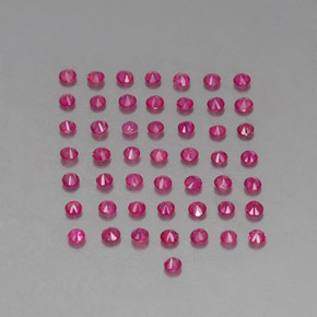 1.22天然红色红宝石，圆形切割，1.80毫米，VS-SI