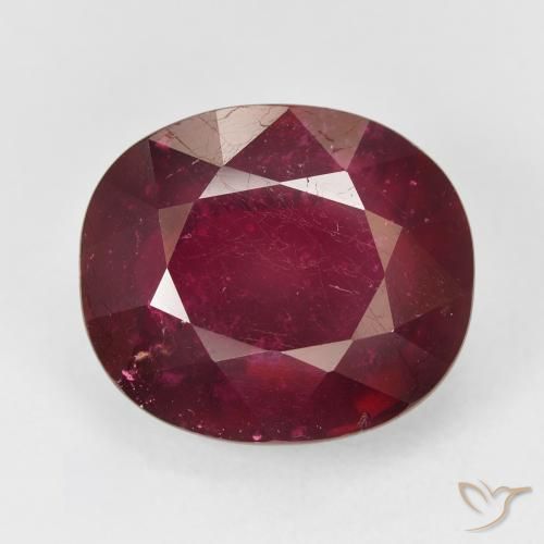 17.06ct 天然 深红色 红宝石, 椭圆形, VS-SI