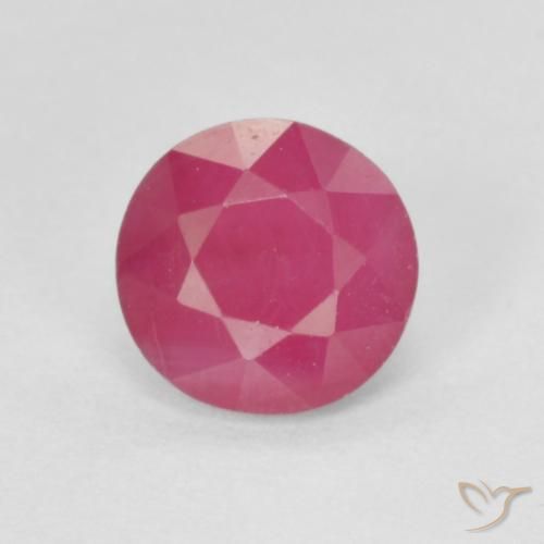 1.19ct 天然 粉红色 红宝石, 圆形的, VS-SI