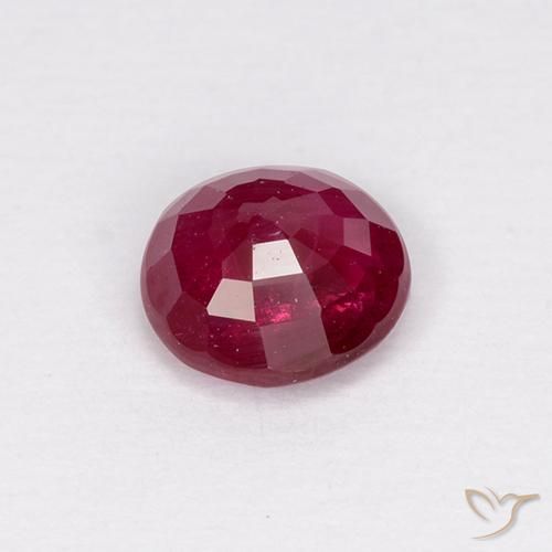 0.72克拉天然红宝石，圆形的，VS-SI