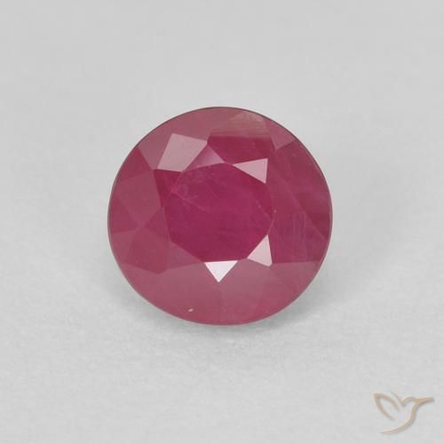 0.60ct 天然 粉红色 红宝石, 圆形的, VS-SI