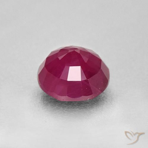 0.85克拉天然红宝石，圆形的，VS-SI