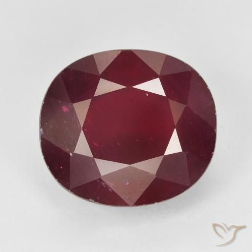 13.93ct 天然 中红 红宝石, 椭圆形, VS-SI