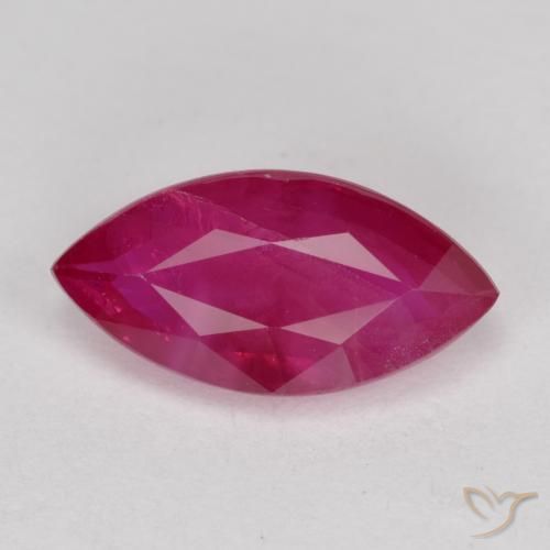 1.49ct 天然 粉红色 红宝石, 榄尖形, VS-SI