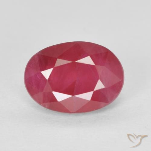 1.17ct 天然 中红 红宝石, 椭圆形, VS-SI