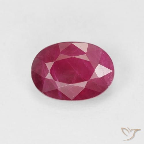 1.16ct 天然 深红粉色 红宝石, 椭圆形, VS-SI