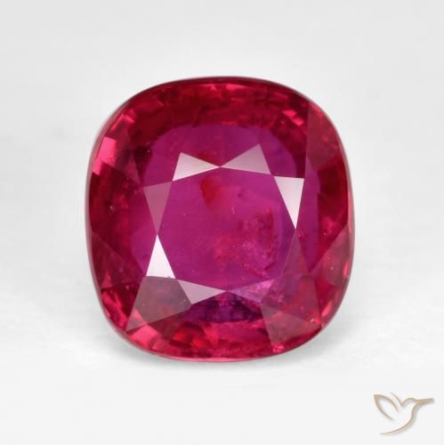 2.02ct 天然 粉红色 红宝石, 软垫, SI