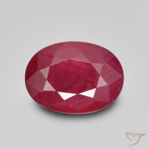 1.12ct 天然 果酱红 红宝石, 椭圆形, VS-SI