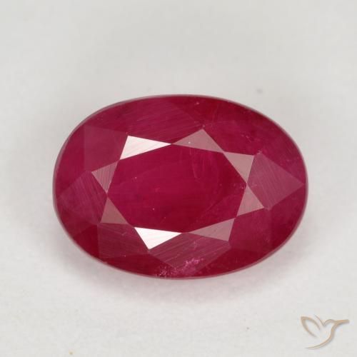 1.16ct 天然 深红色 红宝石, 椭圆形, VS-SI