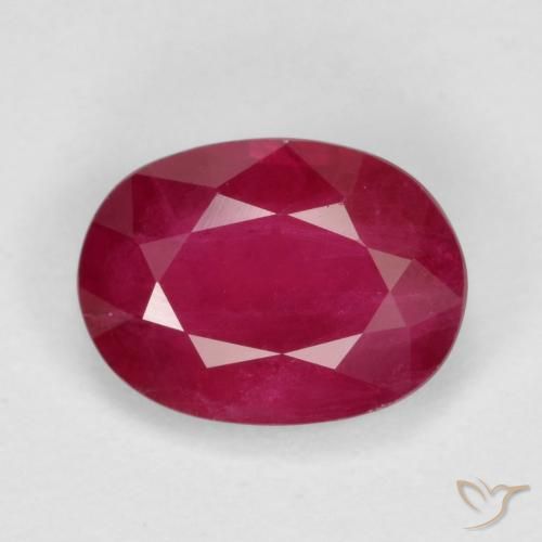 1.08ct 天然 果酱红 红宝石, 椭圆形, VS-SI