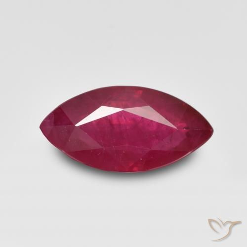 1.24ct 天然 粉红色 红宝石, 榄尖形, VS-SI