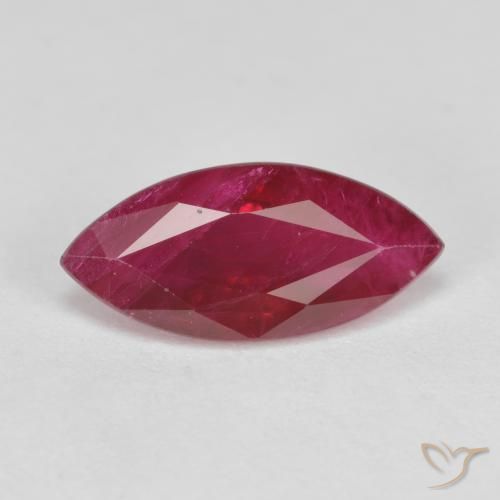 1.80ct 天然 中红 红宝石, 榄尖形, VS-SI