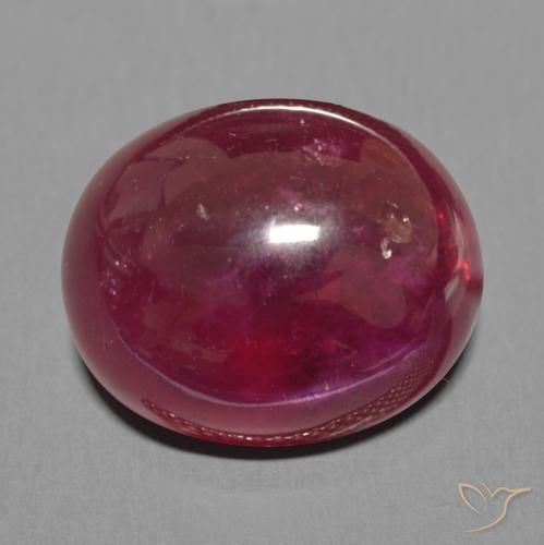 23.40ct 天然 酒红色 红宝石, 椭圆形, 半透明