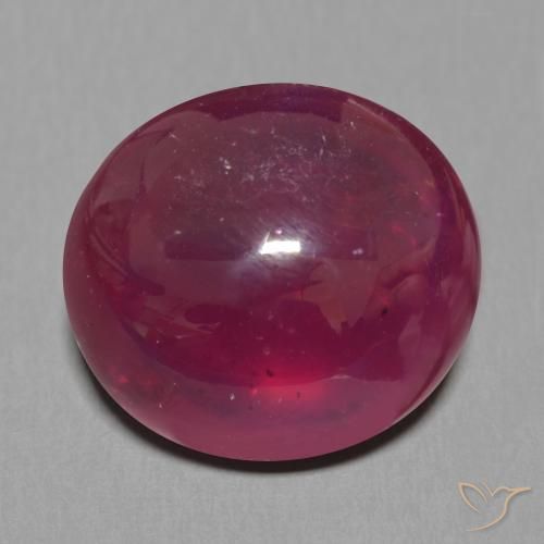 15.49ct 天然 酒红色 红宝石, 椭圆形, 半透明
