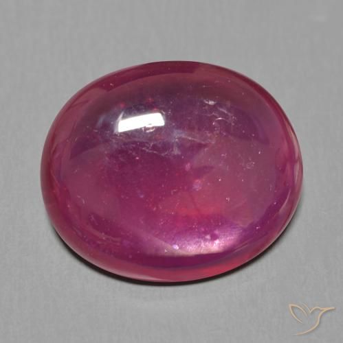 15.86ct 天然 酒红色 红宝石, 椭圆形, 半透明