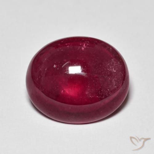 7.91ct 天然 酒红色 红宝石, 椭圆形, 半透明