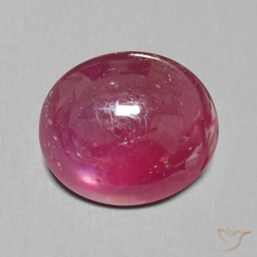 11.99ct 天然 暗红色 红宝石, 椭圆形, 半透明