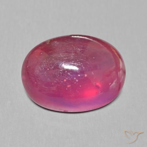 13.54ct 天然 红灯 红宝石, 椭圆形, 半透明