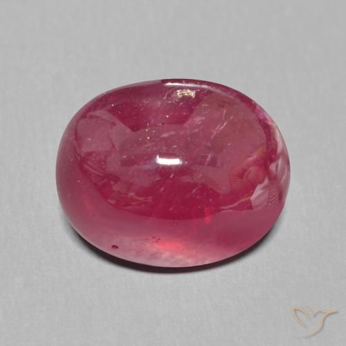10.44ct 天然 深红色 红宝石, 椭圆形, 半透明