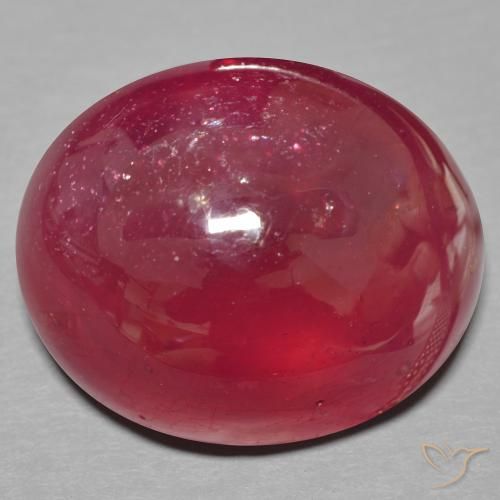 23.10ct 天然 暗红色 红宝石, 椭圆形, 半透明