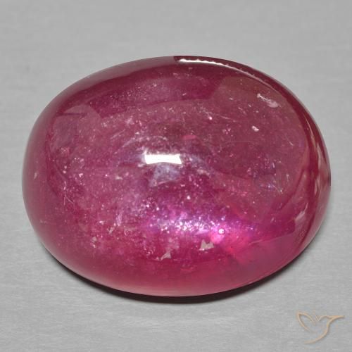 18.86ct 天然 深酒红色 红宝石, 椭圆形, 半透明