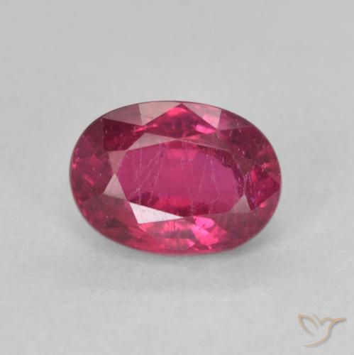 1.32ct 天然 红灯 红宝石, 椭圆形, VS-SI