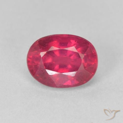 2.11ct 天然 果酱红 红宝石, 椭圆形, VS